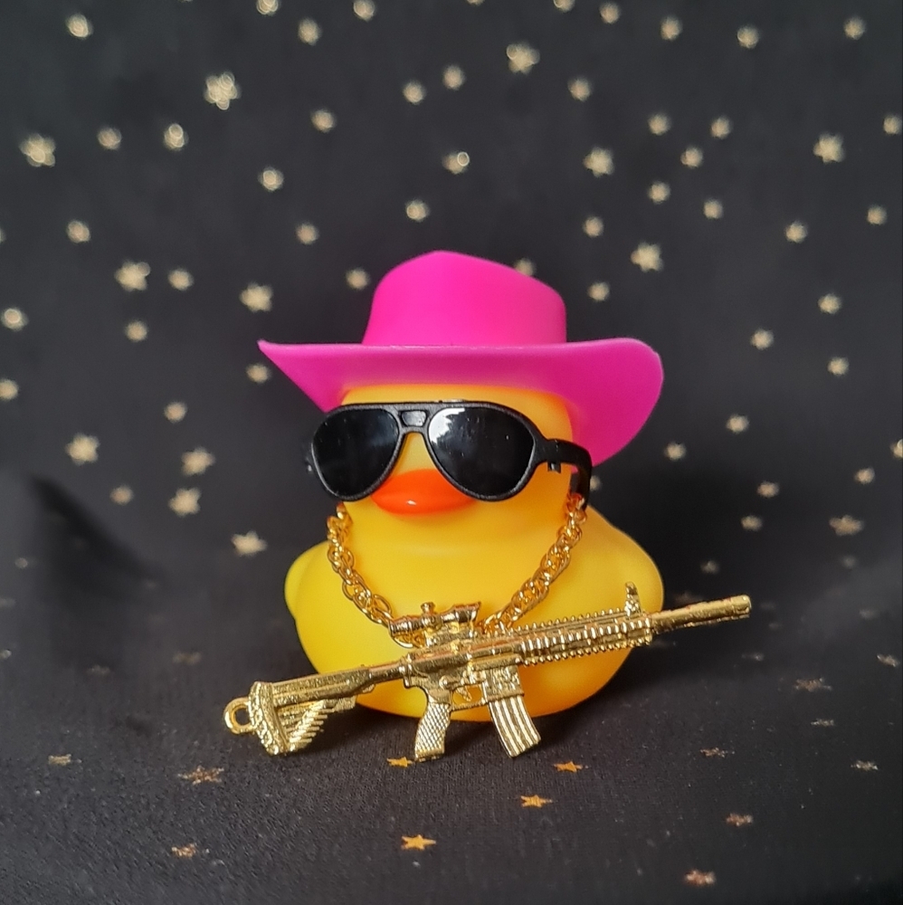 Pink Hat Cowgirl Duck - Picture 7 of 7